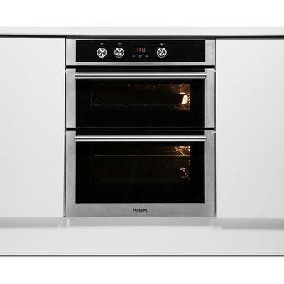 Hotpoint Class 4 DU4541JCIX Electric Double Oven - Stainless Steel