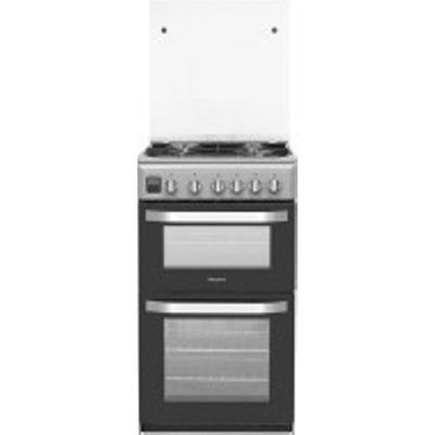 Hotpoint HD5G00CCSS 500mm Double Gas Cooker - Sliver