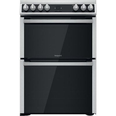Hotpoint Amelia HDT67V9H2CX/UK Electric Cooker with Ceramic Hob - Silver