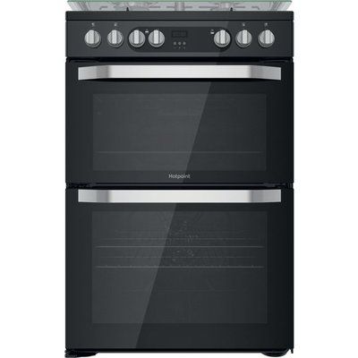 Hotpoint HDM67G8C2CX Dual Fuel Double Freestanding Cooker