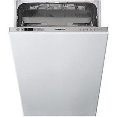 Hotpoint HSIC3M19CUKN Integrated 10-Place Slimline Dishwasher - Silver