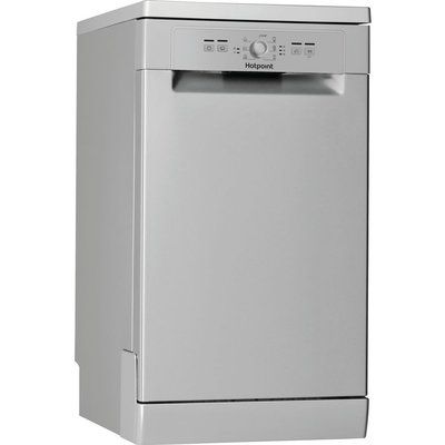 Hotpoint HSFE 1B19 S UK N Slimline Dishwasher - Silver 