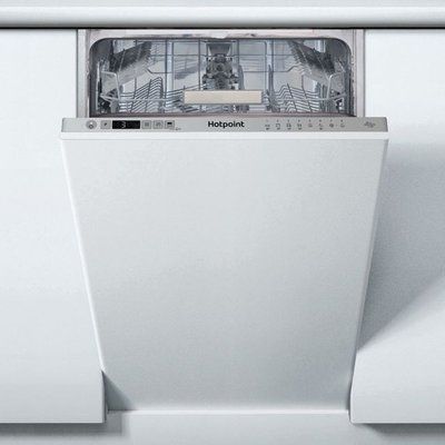 Hotpoint HSIC3T127UKN Fully Integrated Slimline Dishwasher - Silver