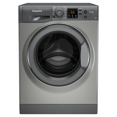 Hotpoint NSWM743UGGUKN 7KG 1400 Washing Machine - Graphite