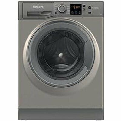 Hotpoint NSWM845CGGUKN 8Kg Load 1400Rpm Spin Washing Machine - Graphite