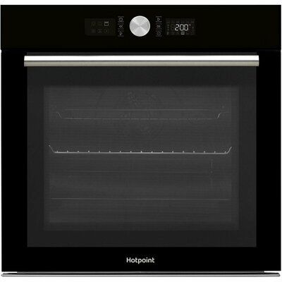 Hotpoint Multiflow SI4 854 P BL Electric Pyrolytic Oven - Black 