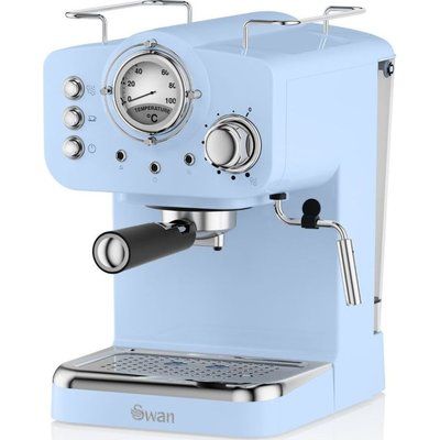 Swan Retro Pump Espresso SK22110BLN Coffee Machine - Blue