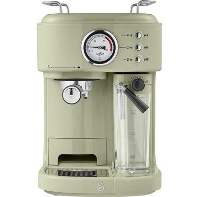 Swan Retro One Touch SK22150GN Coffee Machine - Green 