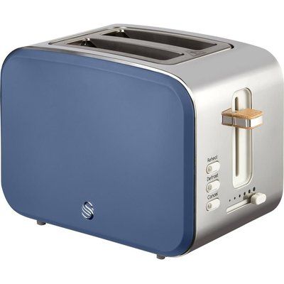 Swan Nordic ST14610BLUN 2-Slice Toaster - Blue 