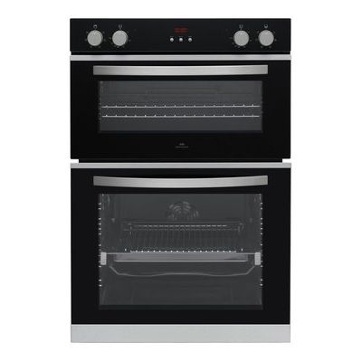 New World NWCMBIDOB 90cm Double Electric Oven - Black