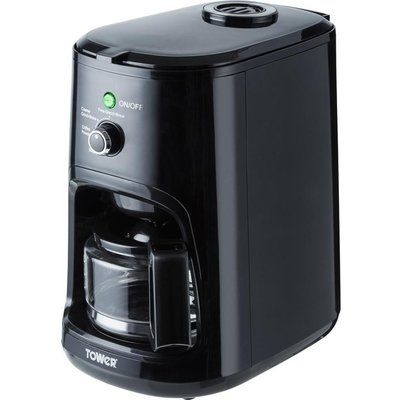 Tower T13005 Bean to Cup Coffee Machine - Black 