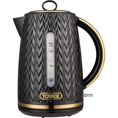 Tower Empire Collection T10052BLK Jug Kettle - Black 