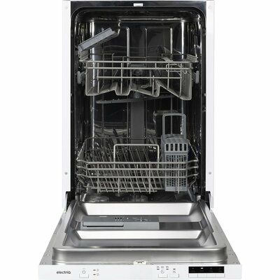 electriQ EQDWINT45 10 Place Settings Fully Integrated Slimline Dishwasher