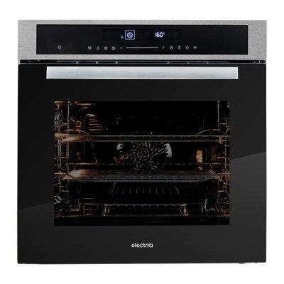 electriQ 72L 13 Function Full Fan Touch Control Single Oven in Stainless Steel