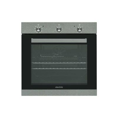 electriQ 73L Built In Electric Single Oven - Dark Grey Stainless Steel