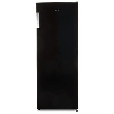 electriQ 166 Litre Freestanding Upright Freezer 144cm Tall Frost Free 55cm Wide - Black
