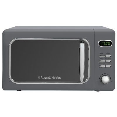 Russell Hobbs 700W Retro Standard Microwave RHMD718G - Grey