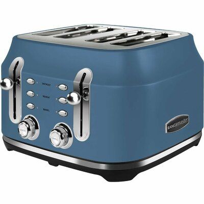 Rangemaster Classic Collection RMCL4S201SB 4-Slice Toaster - Stone Blue