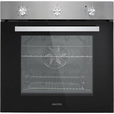 electriQ EQOVENM2SS Electric Fan Assisted Oven - Stainless Steel