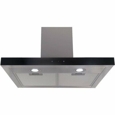 electriQ EIQ60TOUCHSLIMHEA 60cm Slimline Touch Control Cooker Hood - Stainless Steel