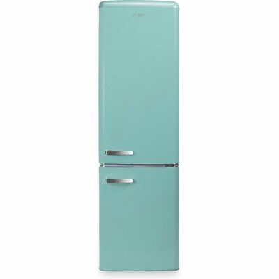 electriQ EQ6040RETROBLUEVE 244 Litre 60/40 Freestanding Fridge Freezer - Blue