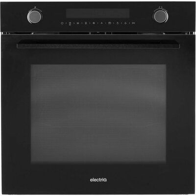 electriQ EQOVENM5BLACK Electric Single Oven with Microwave Function - Black