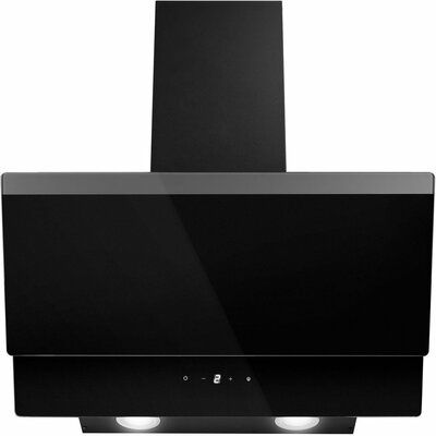 electriQ EIQTMS60BLTOUCH 60cm Angled Hood with Touch Control - Black
