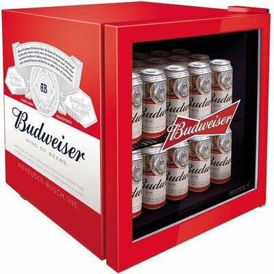 Husky Budweiser HUS-HU225 Drinks Cooler - Red 