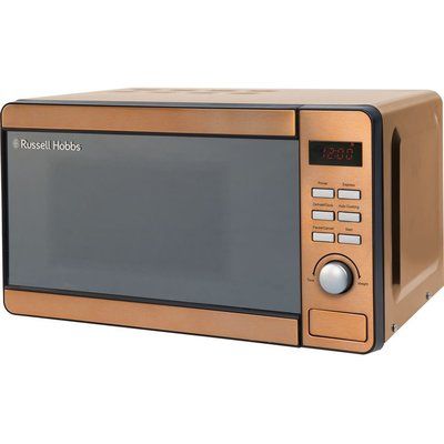 Russell Hobbs RHMD804CP Compact Solo Microwave - Copper