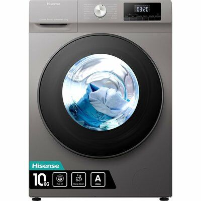 Hisense WFQA1014EVJMT 10kg Washing Machine - Titanium