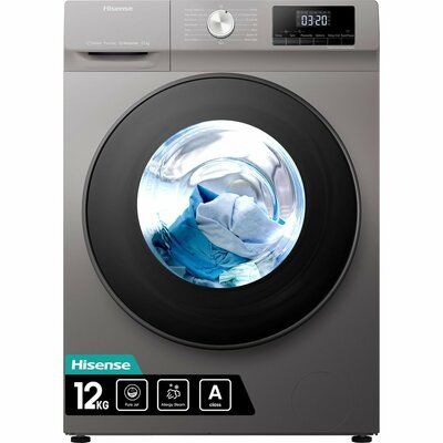 Hisense WFQA1214EVJMT 12kg Washing Machine - Titanium