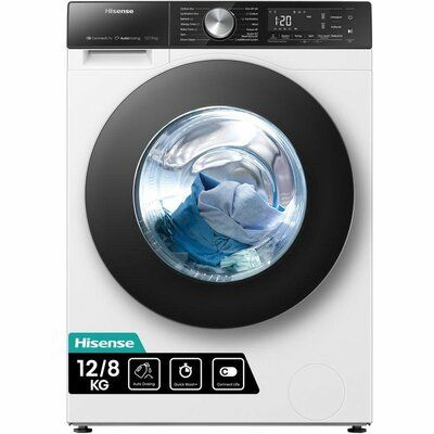 Hisense Series 5 WD5S1245BW WiFi-enabled 12 kg Washer Dryer - White 