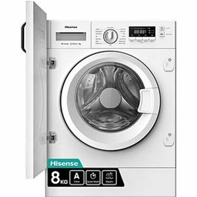 Hisense WF3M841BWI 8Kg 1400 RPM A Rated Washing Machine - White