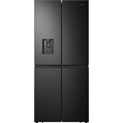 Hisense RQ560N4WBF American Fridge Freezer - Black - F Rated