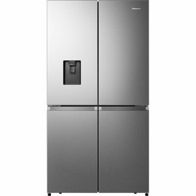 Hisense RQ758N4SWSE Wifi Connected Non-Plumbed Total No Frost American Fridge Freezer - Stainless Steel