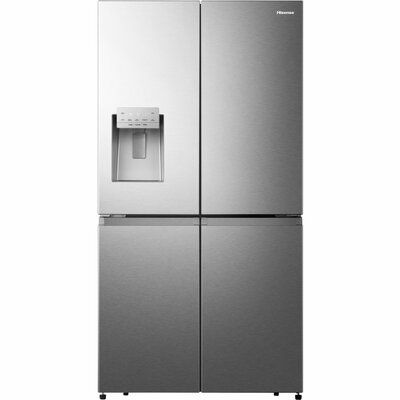 Hisense RQ760N4SASE Wifi Connected Non-Plumbed Total No Frost American Fridge Freezer - Stainless Steel