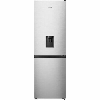 Hisense RB390N4WCE Total No Frost Fridge Freezer - Stainless Steel