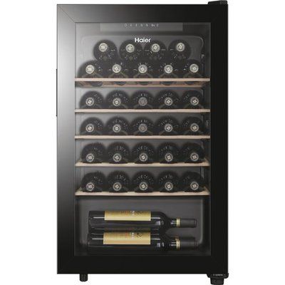 Haier HWS33GG Wine Bank 50 Serie 3 Wine Cooler - Black