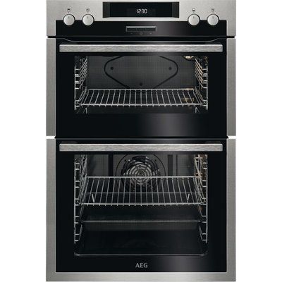 AEG SurroundCook DES431010M Electric Double Oven - Stainless Steel