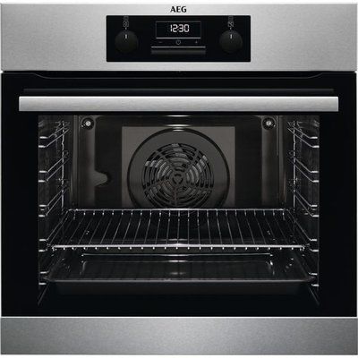 AEG BEB231011M Built In Electric Single Oven - Stainless Steel