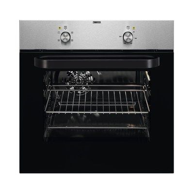 Zanussi ZZB30401XK 5 Functions Electric Built-in Single Oven - Anti-fingerprint Stainless Steel