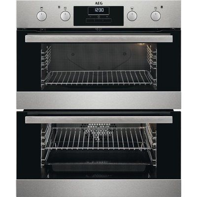 AEG DUB331110M Multifunction Electric Built Under Double Oven - Stainless Steel