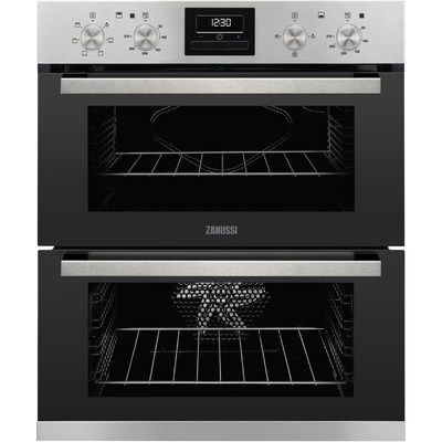 Zanussi ZOF35661XK Multifunction Electric Built Under Double Oven - Stainless Steel