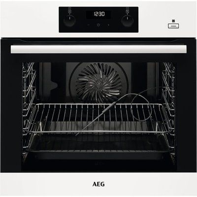 AEG SteamBake BES356010W Electric Steam Oven - White