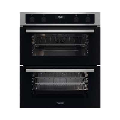 Zanussi Series 20 Multifunction Built-under Double Oven - Stainless steel