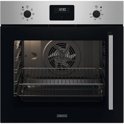 Zanussi FanCook ZOCNX3XL Electric Oven - Stainless Steel 