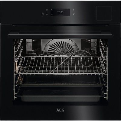 AEG BSK798380B Built In Electric Single Oven with added Steam Function - Black
