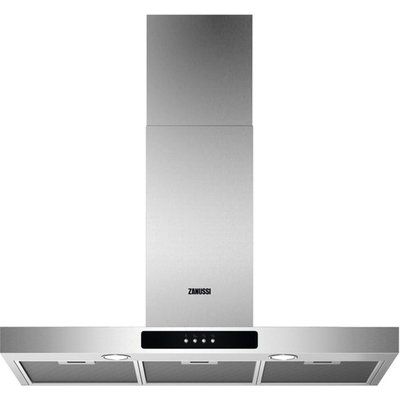 Zanussi ZFT519X 90cm Flat Cooker Hood With Touch Controls - Stainless Steel