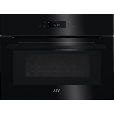AEG KMK768080B Wifi Connected Built In Compact Electric Single Oven - Black