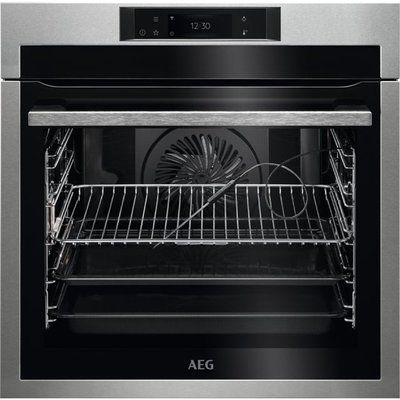AEG BPE748380M Built In Electric Single Oven - Stainless Steel